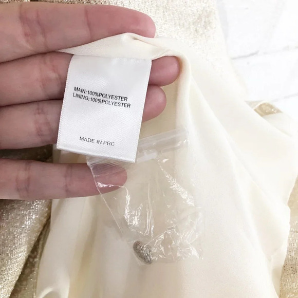 Keepsake Vintage Label Gold Strappy Cocktail Dress - Picture 9 of 10